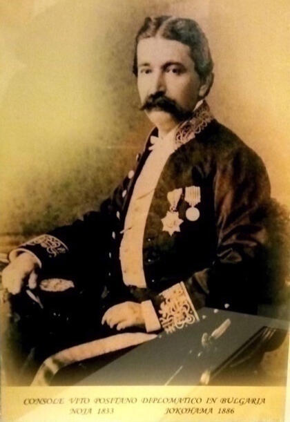 Portrait of Vito Positano, the Italian consul who saved Sofia from burning during the Russo-Turkish War